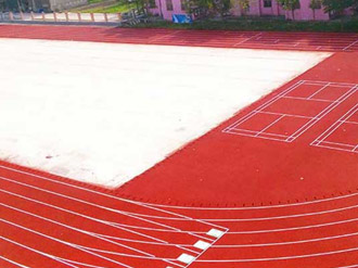 混合型噴顆粒跑道